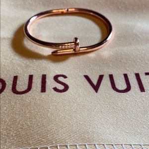 New rose gold color nail bracelet